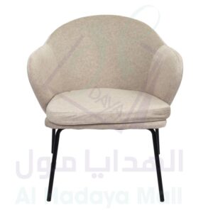 كرسي مفرد انيق ومريح - 63x49x76 سم - بيج