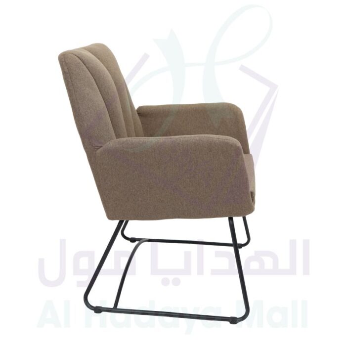 كرسي مفرد انيق ومريح - 62x46x90 سم - بني داكن 59d19dca617174babeb88928dd78a5e1