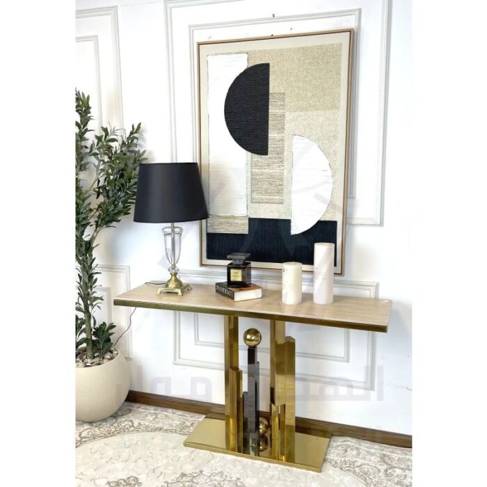 طاولة كونسول فاخرة 82x140x40 سم - ذهبي 671aaa4f615d4ae0c9fd33cce6127854