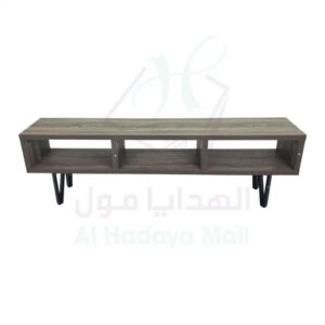 طاولة بلازما خشب - رمادي - 30x50x160 سم