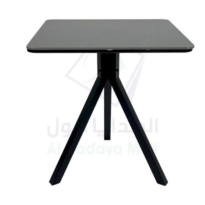طاولة قهوة مربعة أنيقة - أسود - 77x70x70 سم eea7f16d4a7dfc954752ec973b0c7908