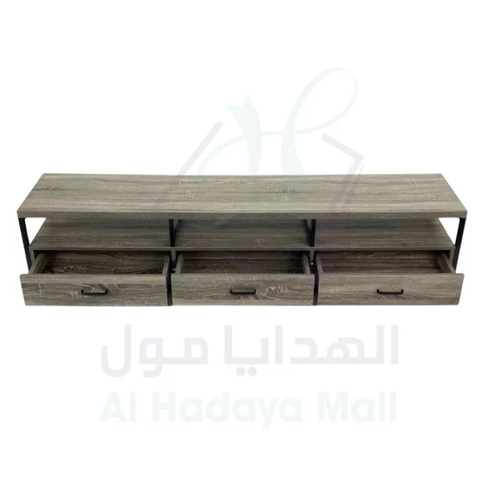 طاولة بلازما 3 أدراج - رمادي - 180x40x40 سم - 2002R 4390bb47c9be401fb7cb148e5cdd38d8
