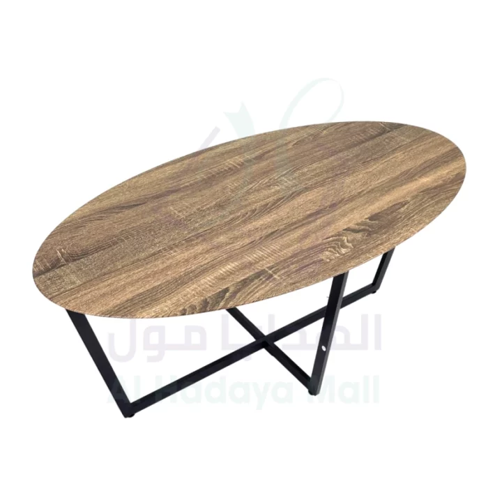 طاولة بيضاوي خشب أنيقة وفاخرة - بني - 120x60x50 سم 59b1e7997c78cedc2b849cc6b352343d