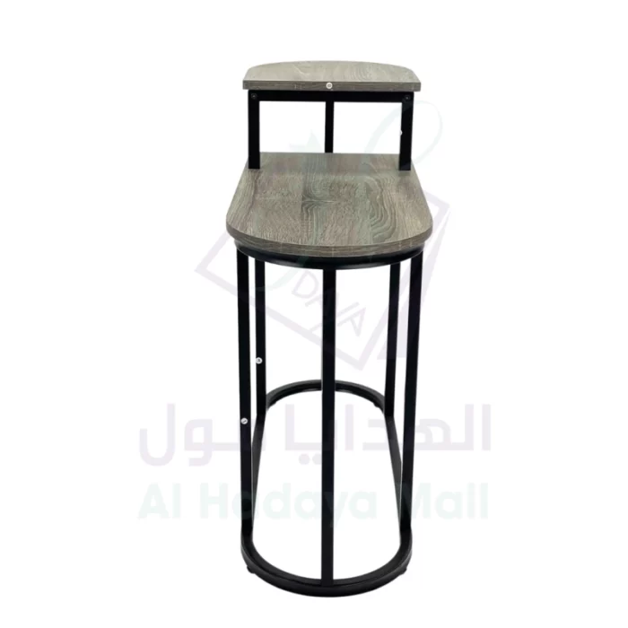 طاولة خدمة مدرج أنيقة وعصرية - رمادي - 70x30x70 سم 70c9836752646ef88042d24cd25190e4