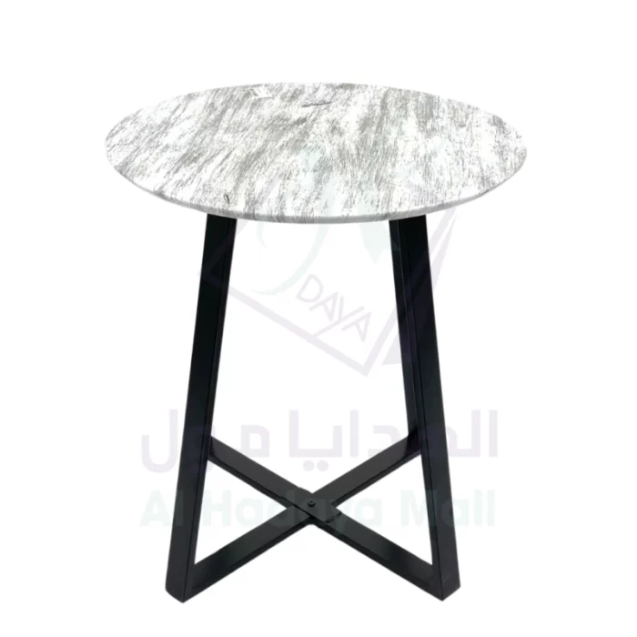 طاولة خدمة جانبية فردي فاخرة - 50x50x56 سم - أبيض 7b90e12e188f3974eba9b0b16019efd0