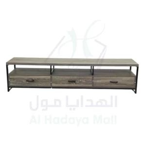 طاولة بلازما 3 أدراج - رمادي - 180x40x40 سم - 2002R