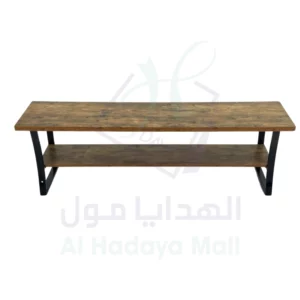 طاولة بلازما بدورين - عسلي - 160x50x40سم - 2306A