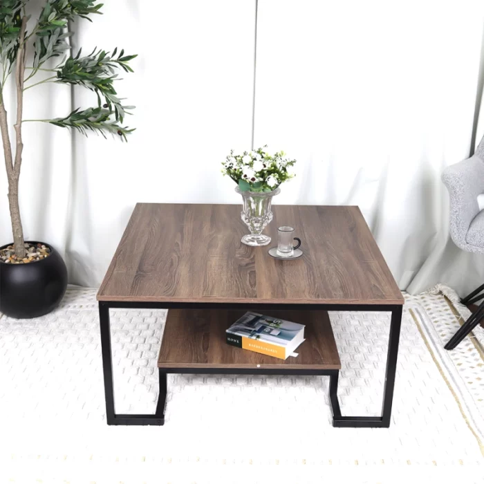 طاولة فردية كلاسيكي - دورين - بني - 90x90x46 سم b0124d0a2ac92d5f3a3de55c6de5399d