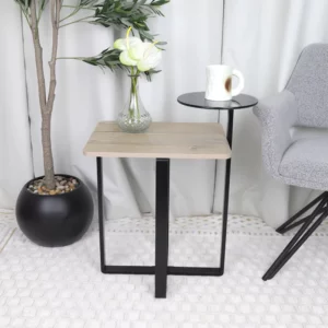 Elegant Service Table - Beige - 51x40x70 cm