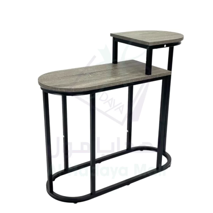 طاولة خدمة مدرج أنيقة وعصرية - رمادي - 70x30x70 سم c9d7bda652807c14911c5186a4ee64ac