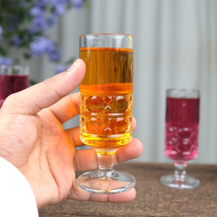 Elegant and luxurious juice glass set - Clear - 6 Pieces Artboard 3