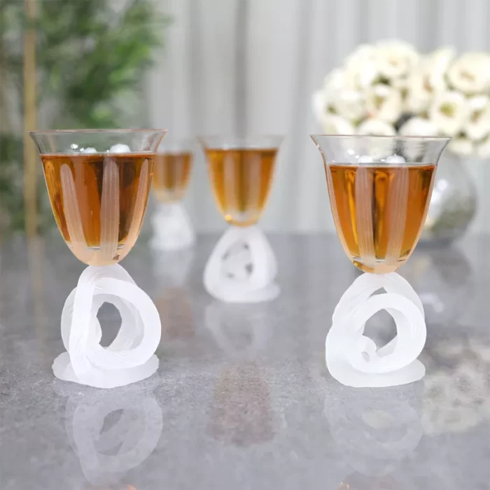 Luxury Turkish Juice Glass Set Hand-carved - 6 Pieces - 9x16 cm - Clear 08e1763209b479c4bc704ae7c63d11e4