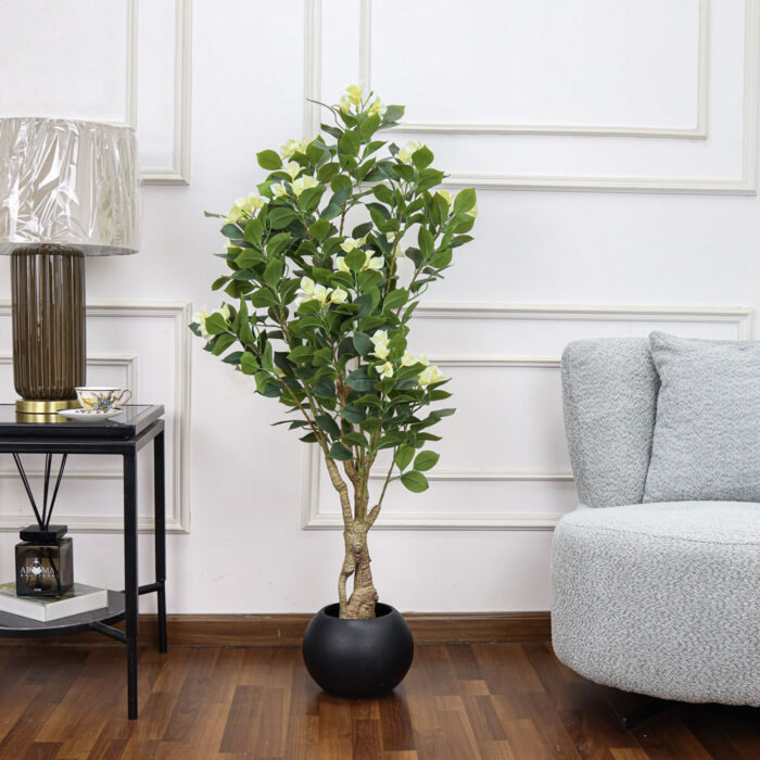 Classic Luxury Tree with Stand - Black - 138 cm شجر-صغير-اسود--1
